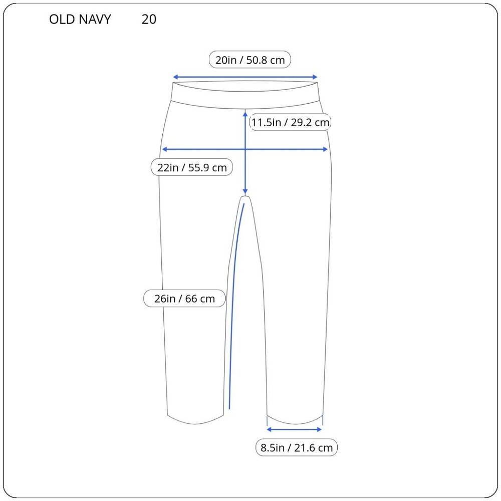 Old Navy Women's Plus 20 Pixie High Rise Capri Pants Black Cotton Elastic CAP41E - Picture 2 of 9